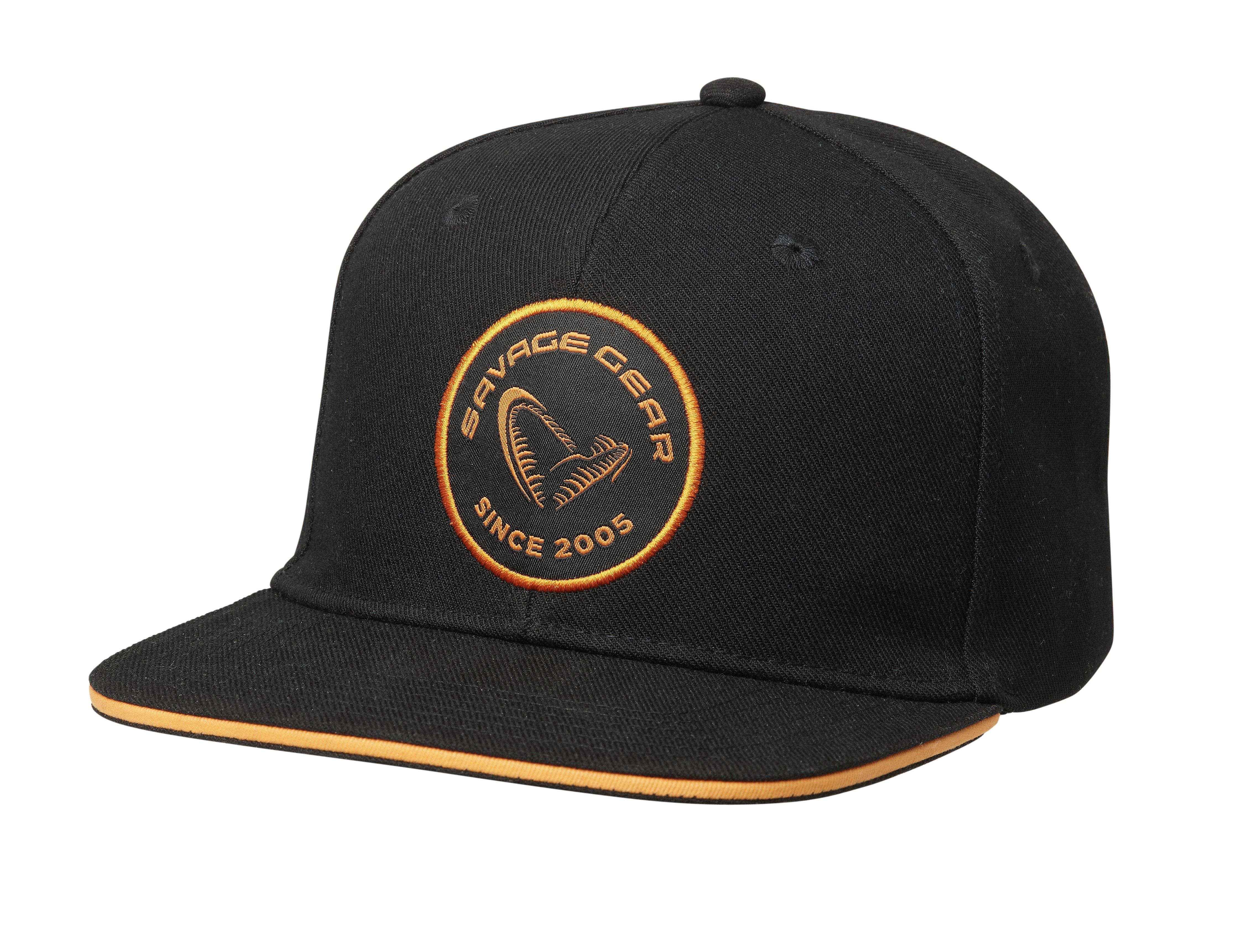 Savage Gear Badge Flatbill Cap Black Orange
