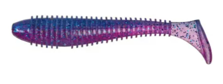 Soft Lure Keitech Swing Impact FAT EA14T Clear Morning Dawn Blue FLK.