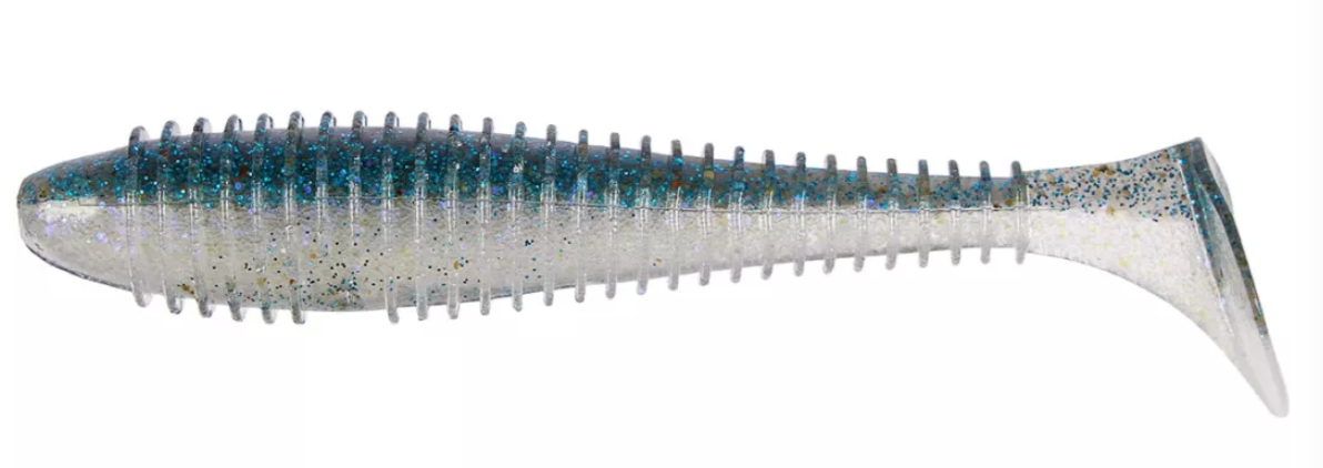 Soft Lure Keitech Swing Impact FAT EA22T	Electric Silver Shiner