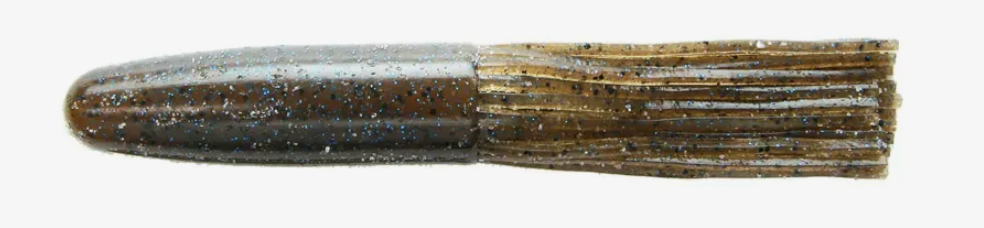 Soft lure Keitech Salty Core Tube 207C	Green Pumpkin PP Blue FLK.