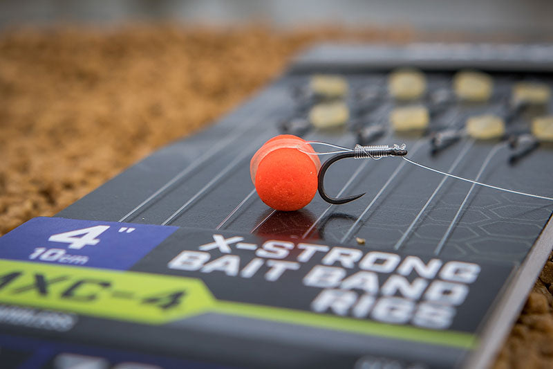 Matrix MXC-4 XStrong Bait Band Rigs Barbless 10cm/4ins
