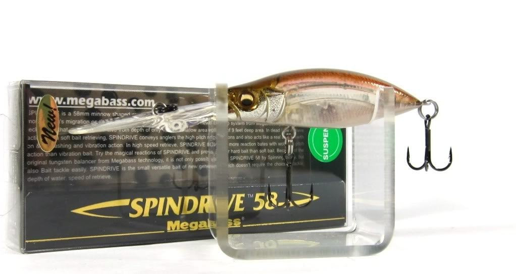 MEGABASS SPIN DRIVE 58 (SP) STEALTH WAKASAGI