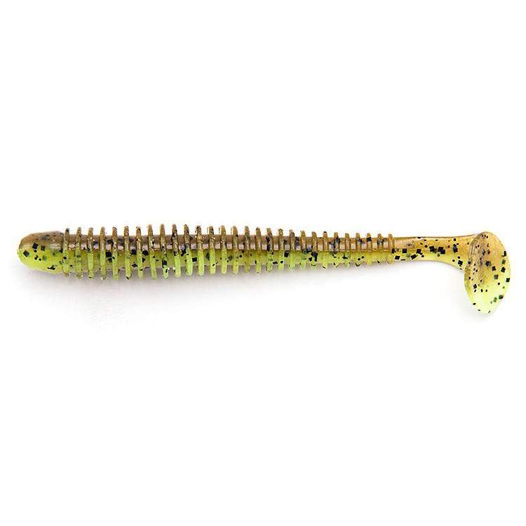 Keitech Swing Impact 2'' 401T Green Pumpkin Chartreuse 12pcs.