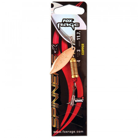 Fox Blade Leaf Spinners #1 5.1g Copper