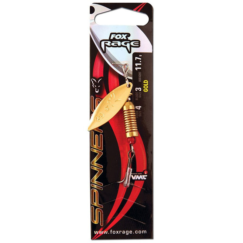 Fox Blade Leaf Spinners #3 11.7g Gold