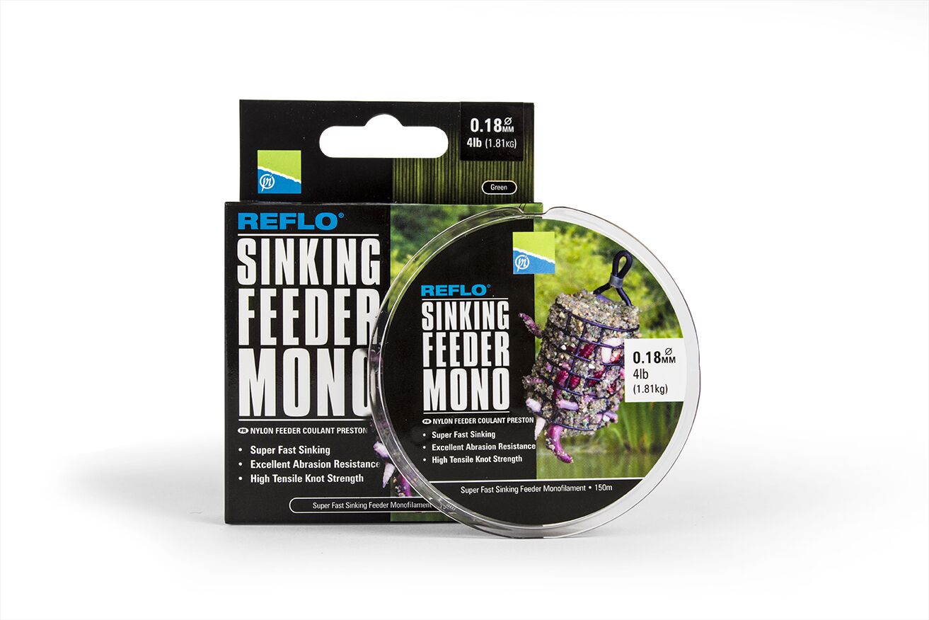 Preston Innovations Reflo Sinking Feeder Mono Line 150m
