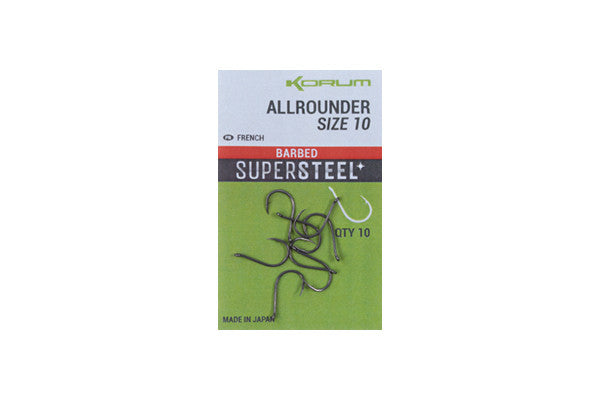 Korum Supersteel Allrounder Hooks