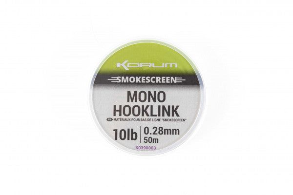 Korum Smokescreen Mono Hooklink 50m