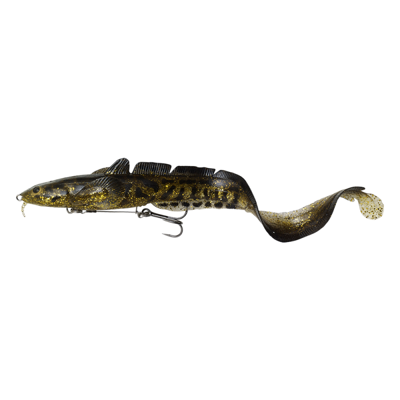 Savage Gear 3D Burbot Shallow 25cm 70g Gold Burbot UV