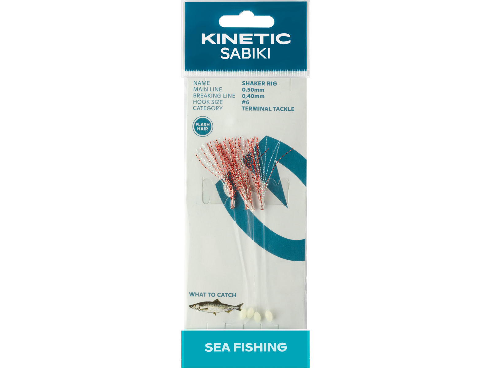 Kinetic Sabiki Shaker Copper Flashhair