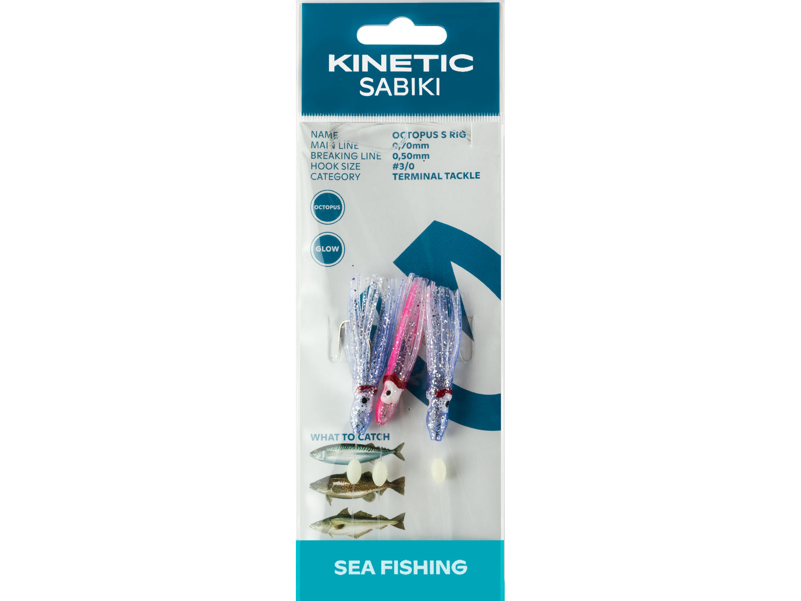 Kinetic Sabiki Octopus S Blue/Pink #3/0