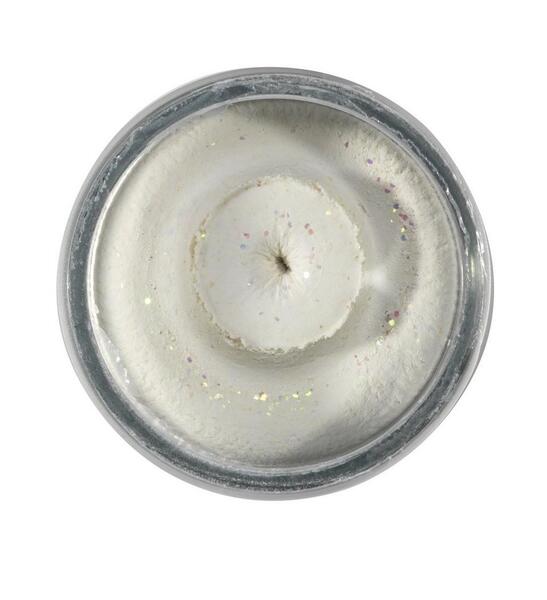 Berkley PowerBait Sinking Glitter Trout Dough White Glitter