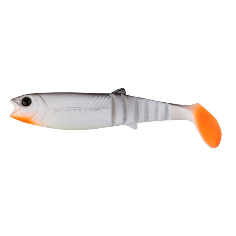Savage Gear Cannibal Shad 10cm 9g White & Black