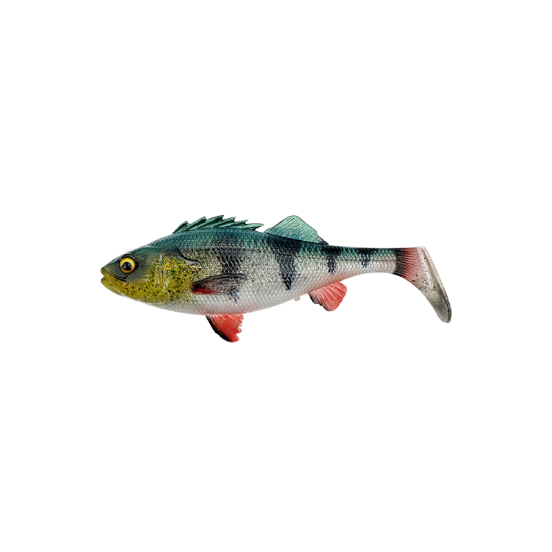Savage Gear 4D Perch Shad 17.5cm 68g Green Silver