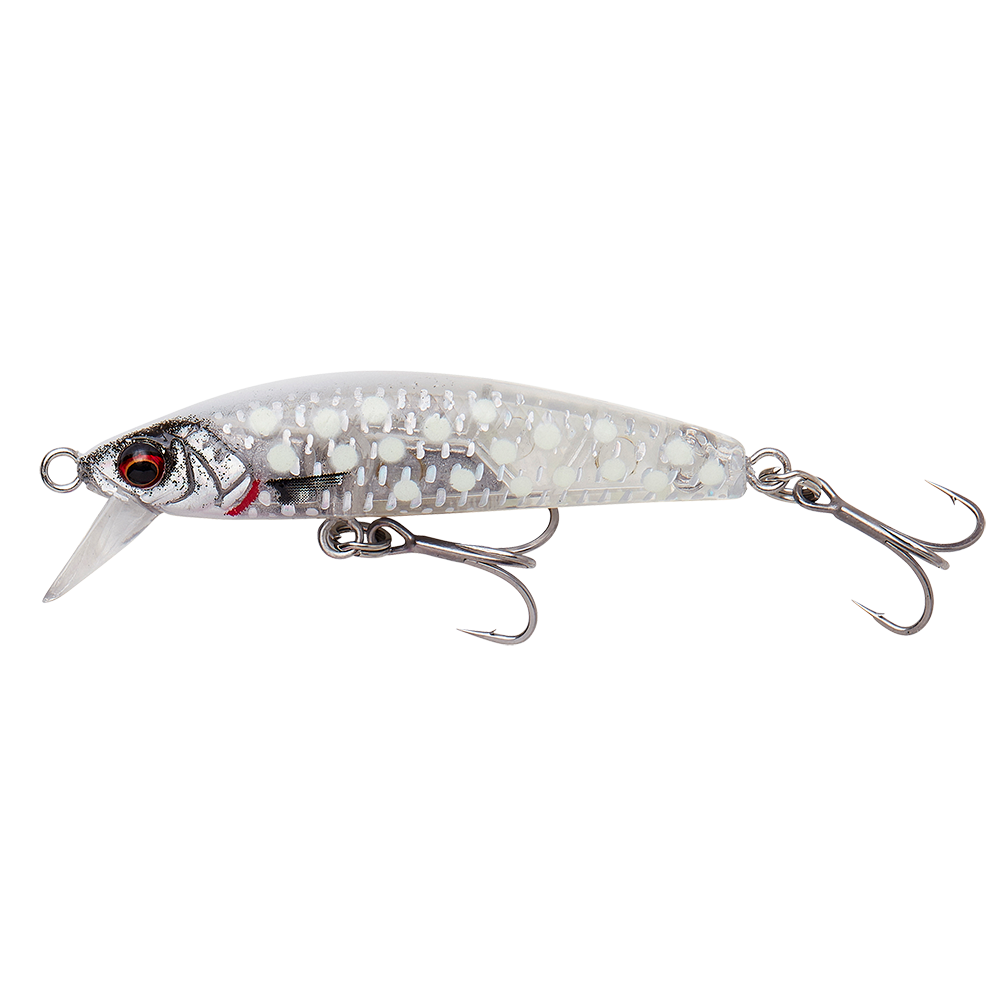 Savage Gear Gravity Minnow 5cm 3.1g Crystal White Glow