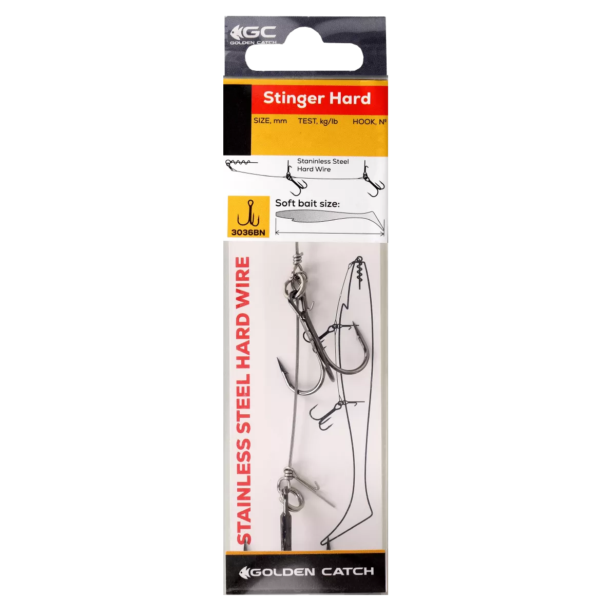 Golden Catch Stinger Hard SH-130SS (for soft bait 22-24cm)