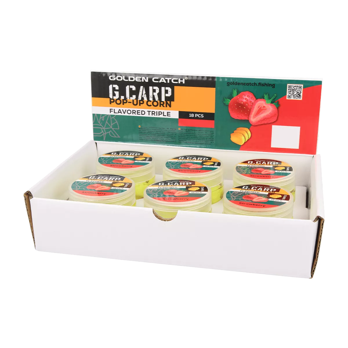 Golden Catch Pop-Up Flavored Triple Corn In Dip (18pcs)