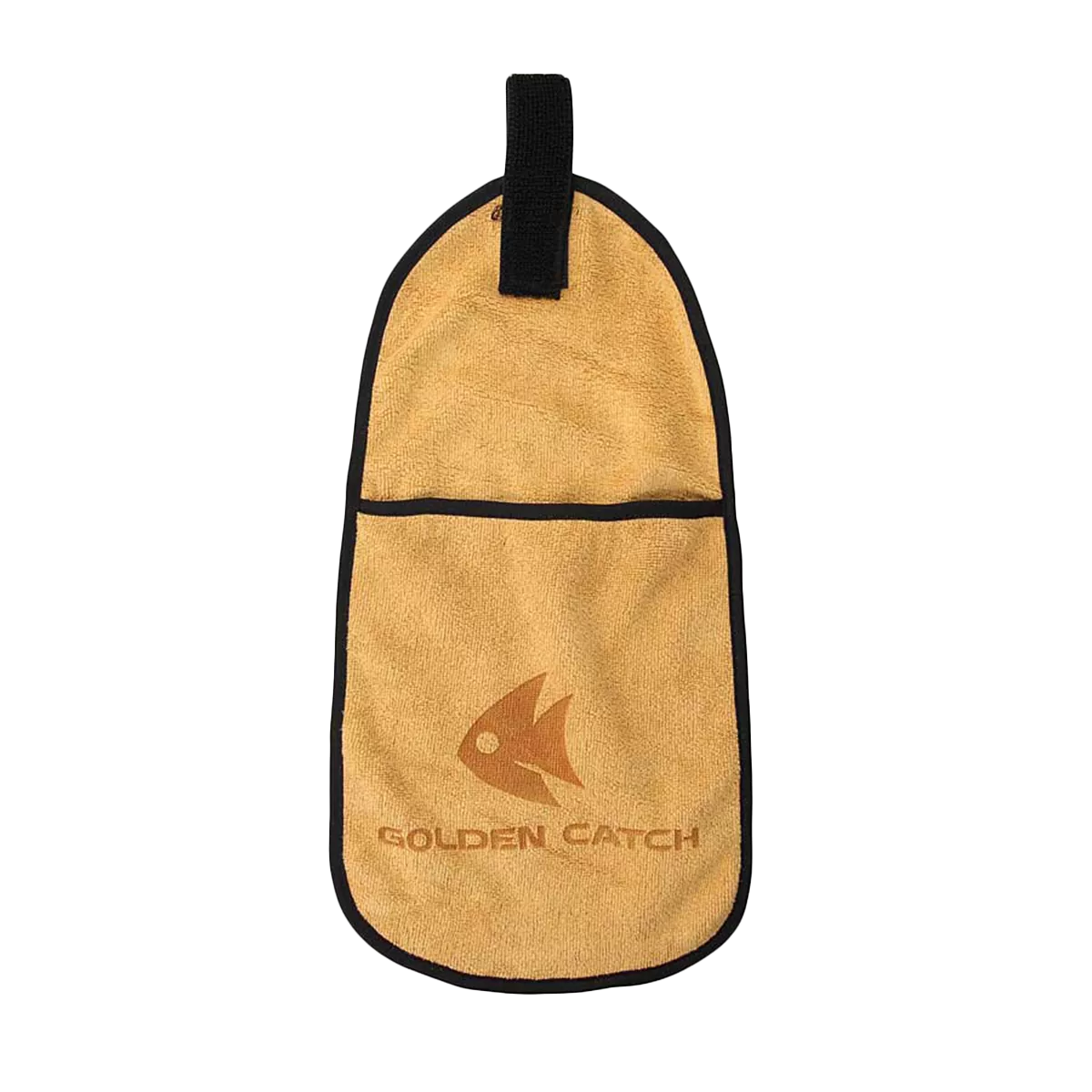 Golden Catch Fishing Towel with Pocket Beige