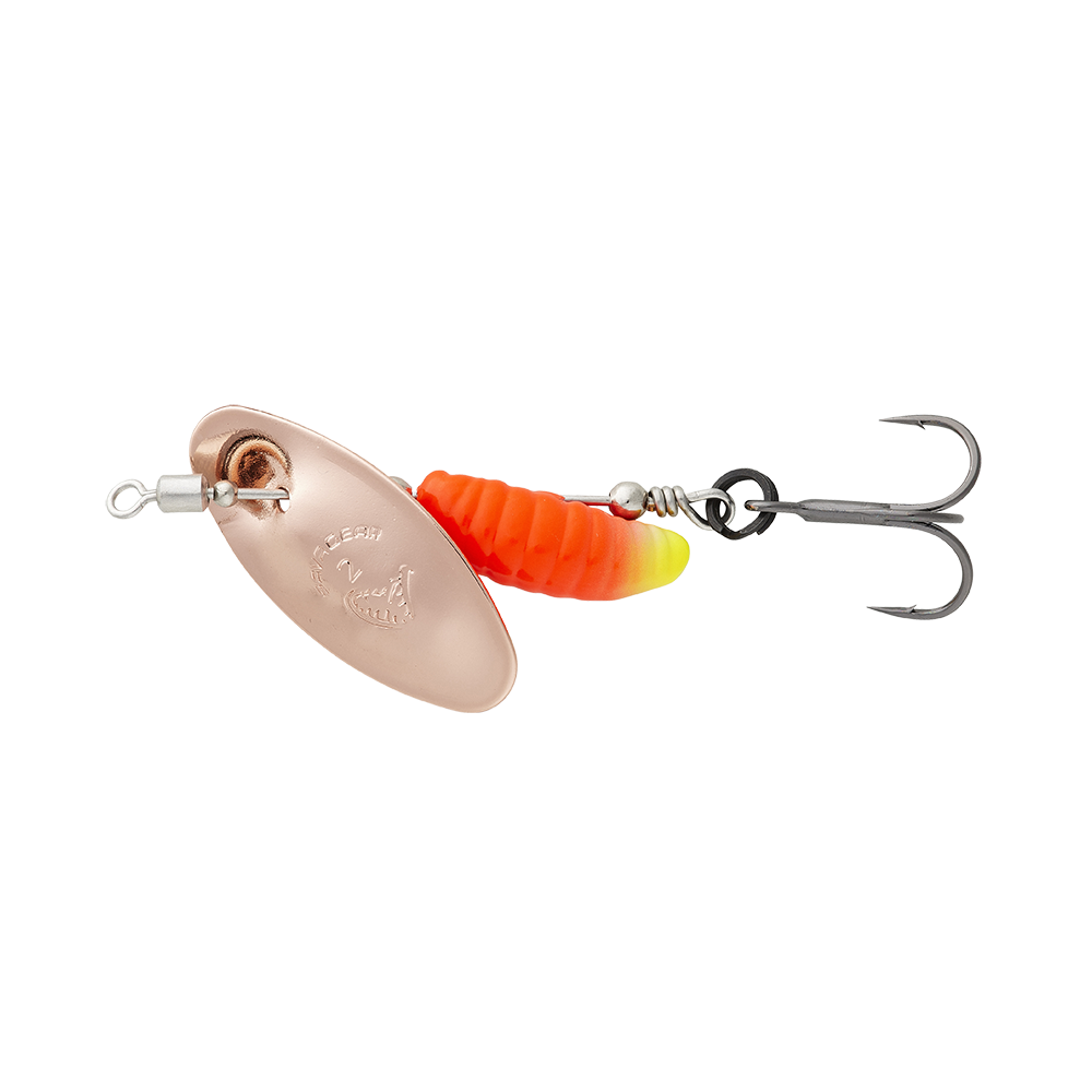 Savage Gear Grub Spinners #0 2.2g Copper Red Yellow