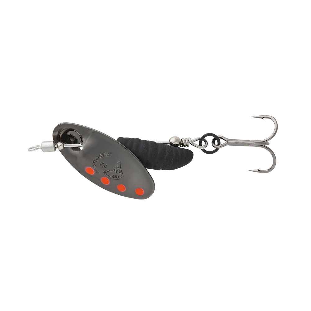 Savage Gear Grub Spinners #0 2.2g Black Red Black