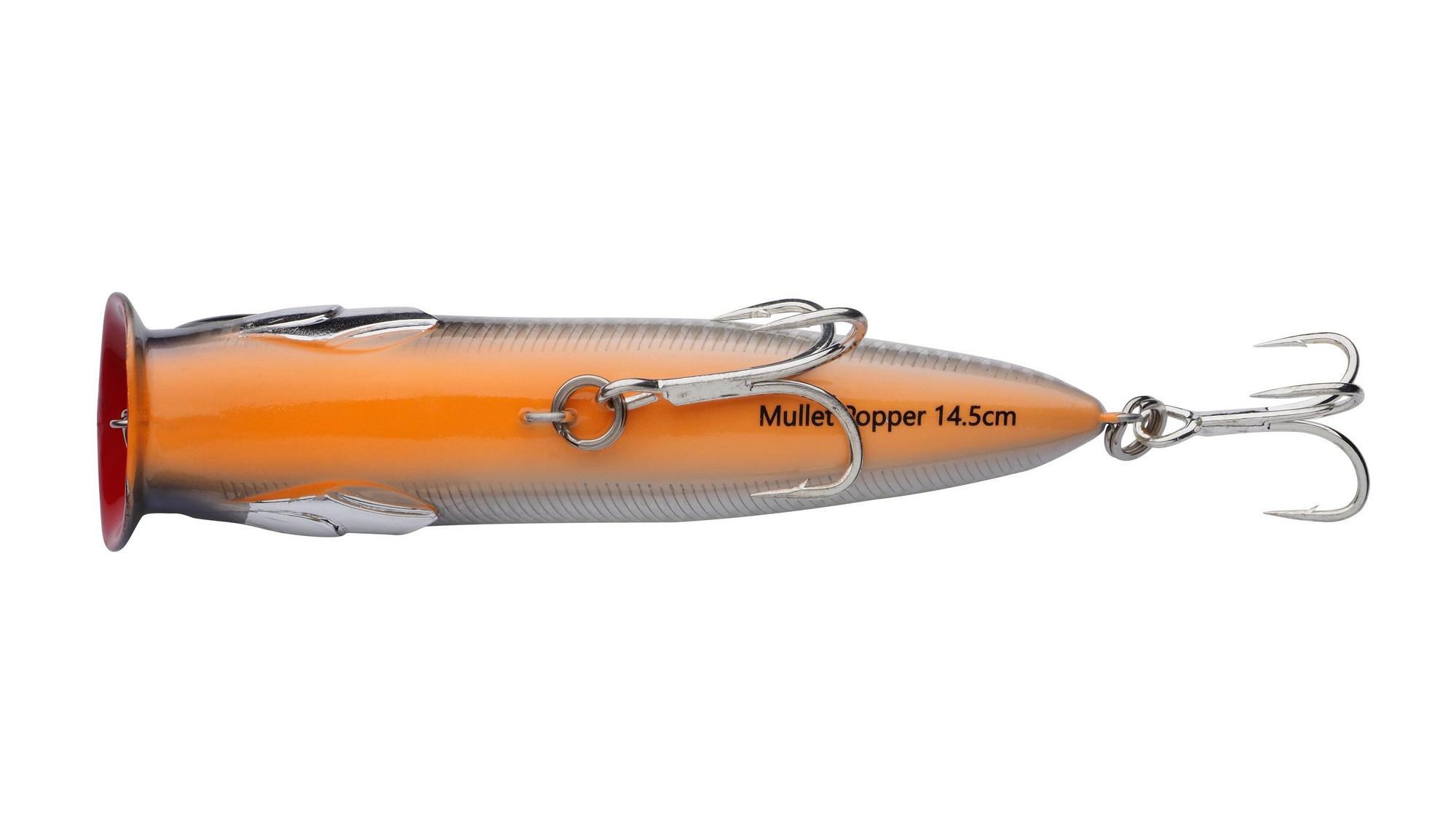 Berkley DEX Mullet Popper 145mm 69g White Chart