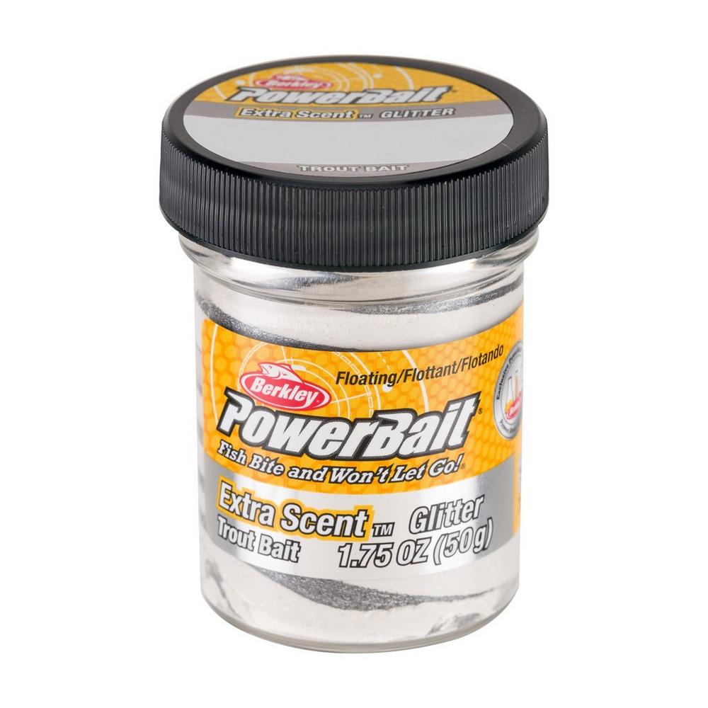 Berkley PowerBait Double Glitter Trout Bait Silver Vein