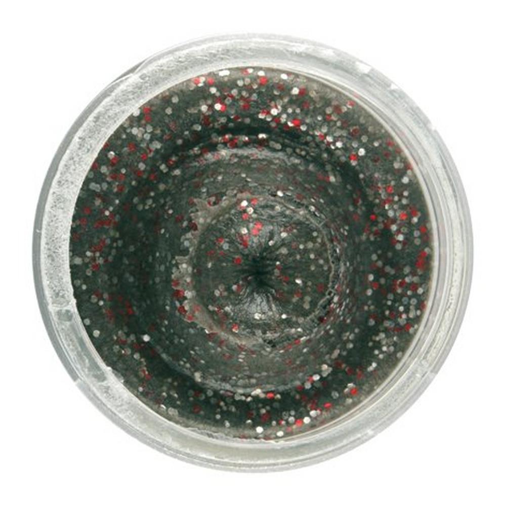 Berkley PowerBait Extra Scent Glitter Trout Bait Smoke N Fire with Silver Fleck