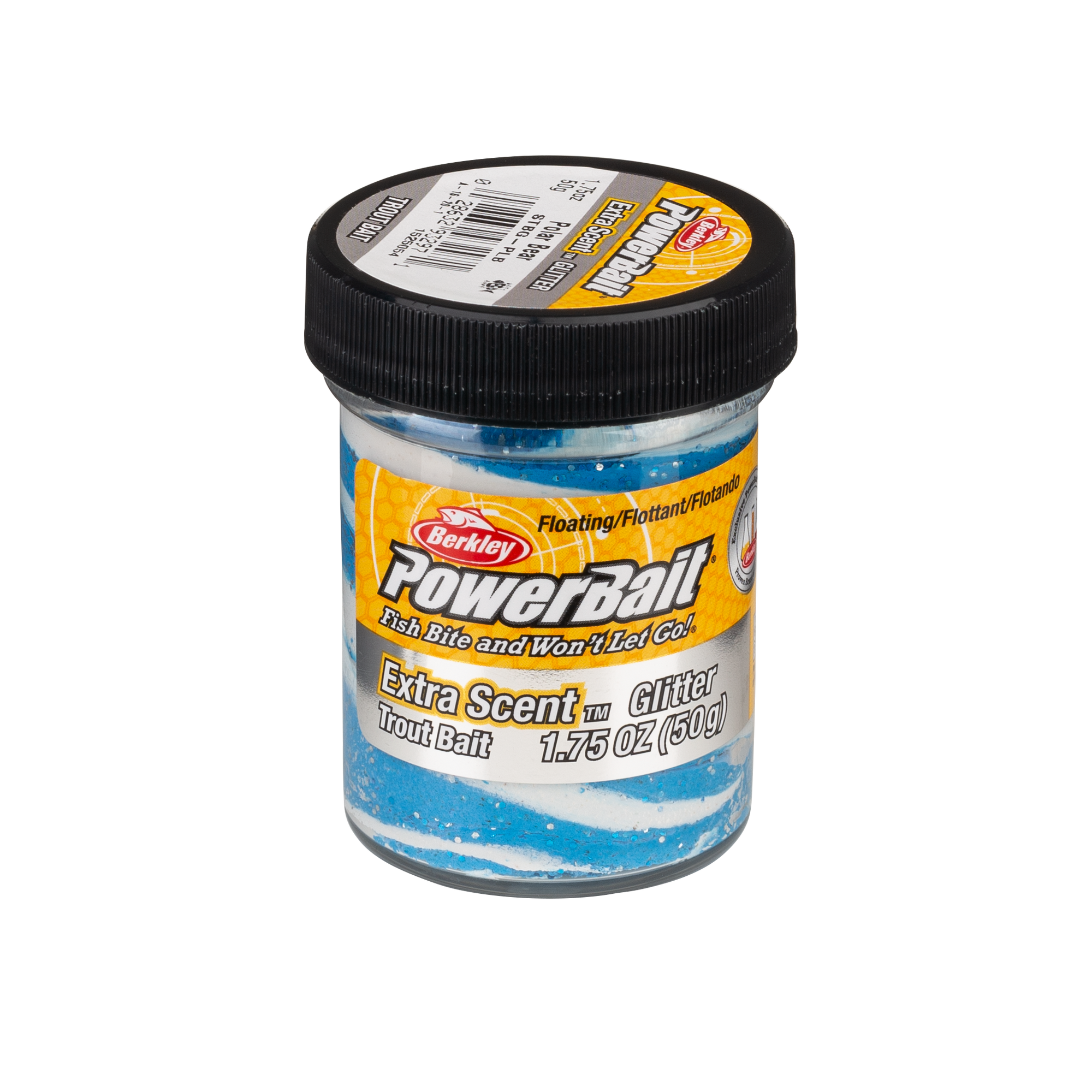 Berkley PowerBait Glitter Trout Bait Swirls Polar Bear