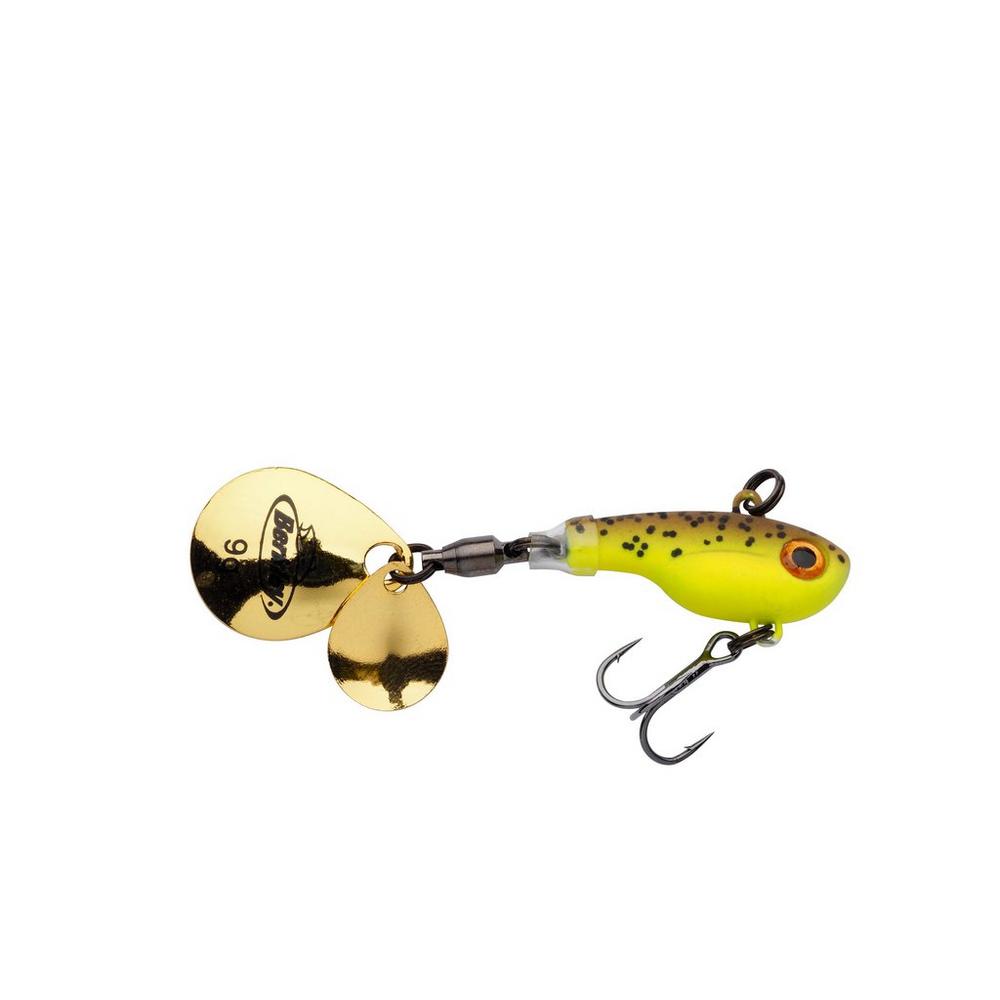 Berkley Pulse Spintail 21g Brown Chartreuse