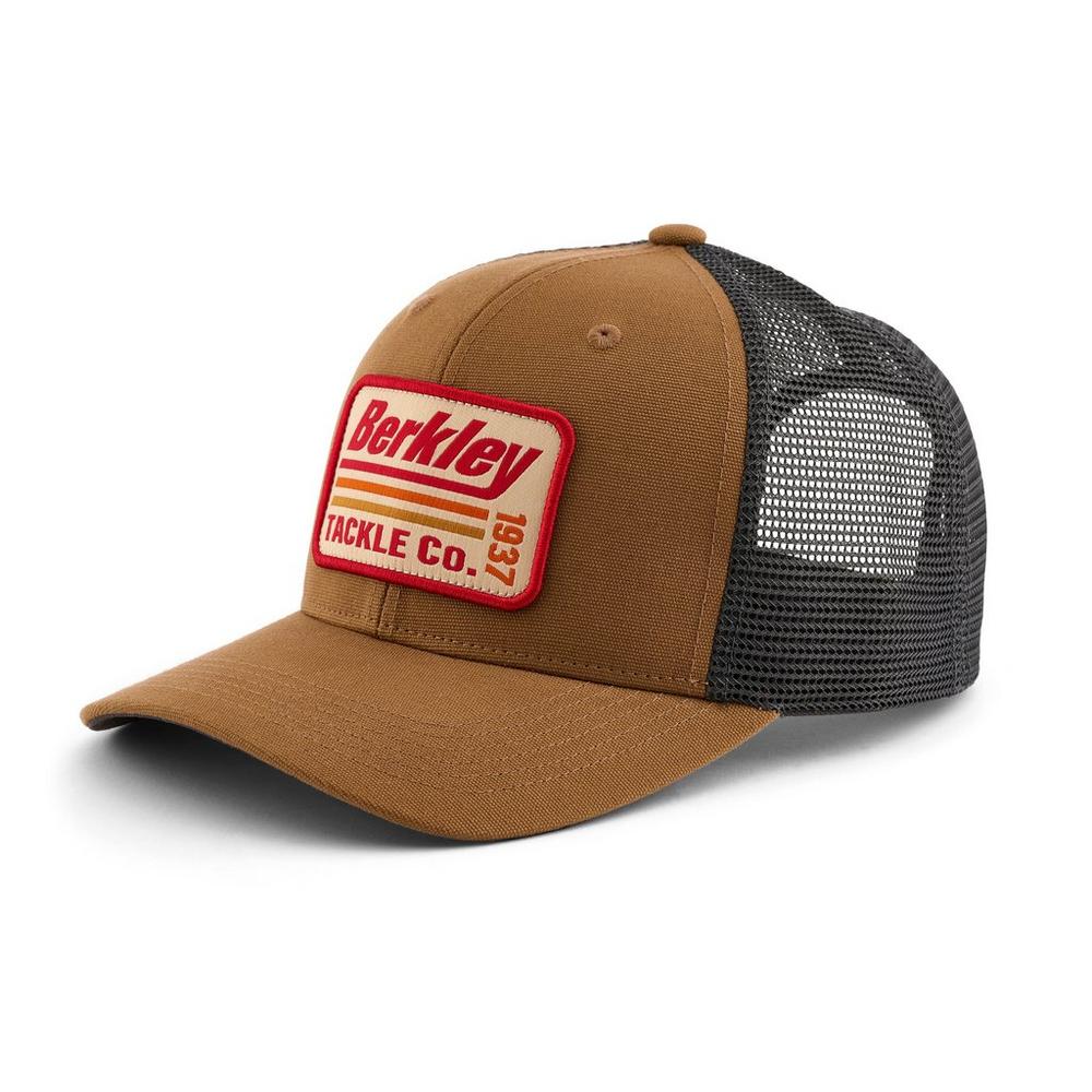 Berkley Striper Trucker Cap Brown Charcoal