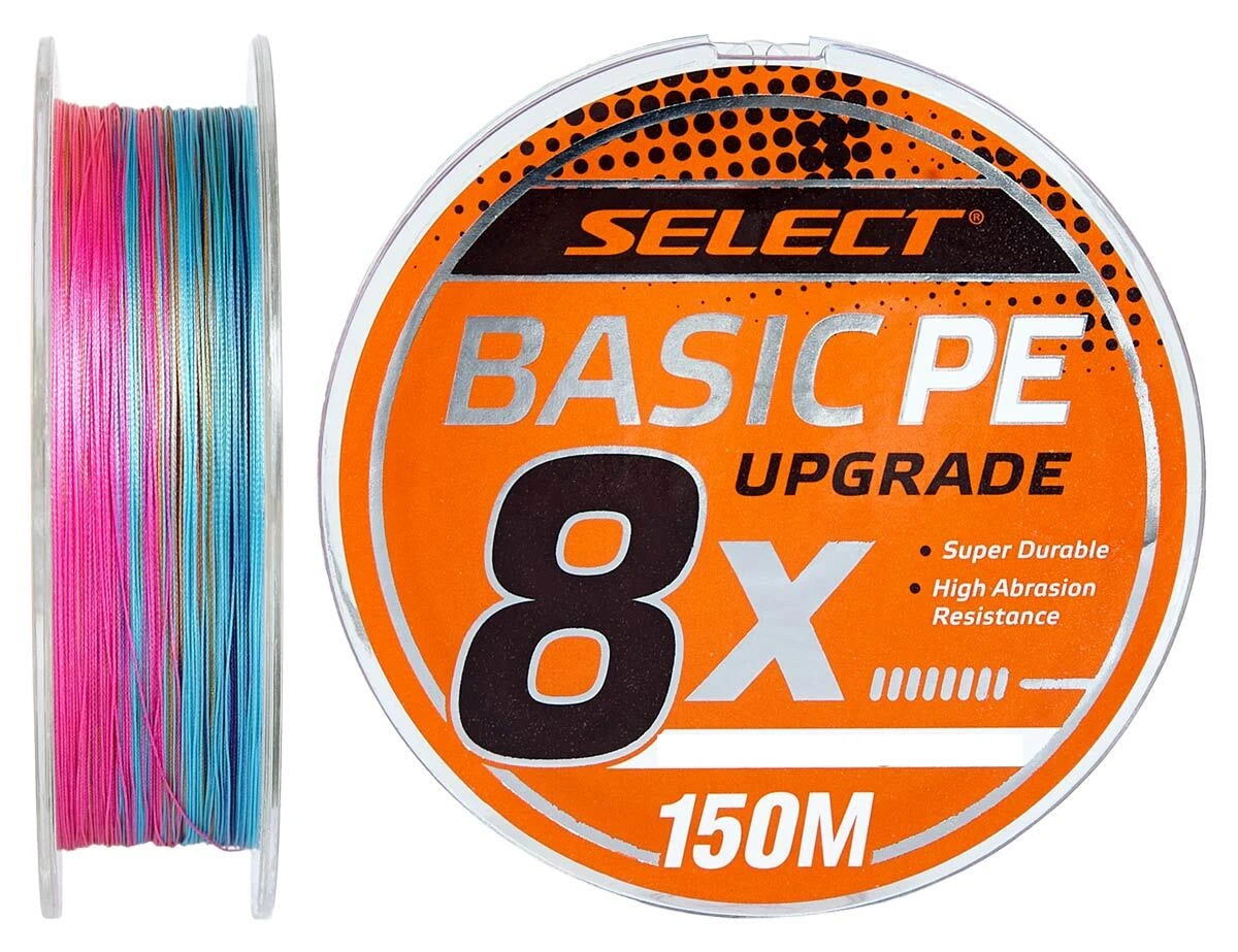 Braided Fishing Line Select Basic PE 8X 150m Multicolor - Emerald Ripple