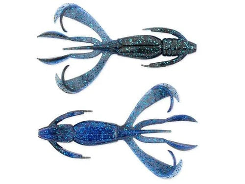 Soft Lure Keitech Crazy Flapper Black Blue 413T