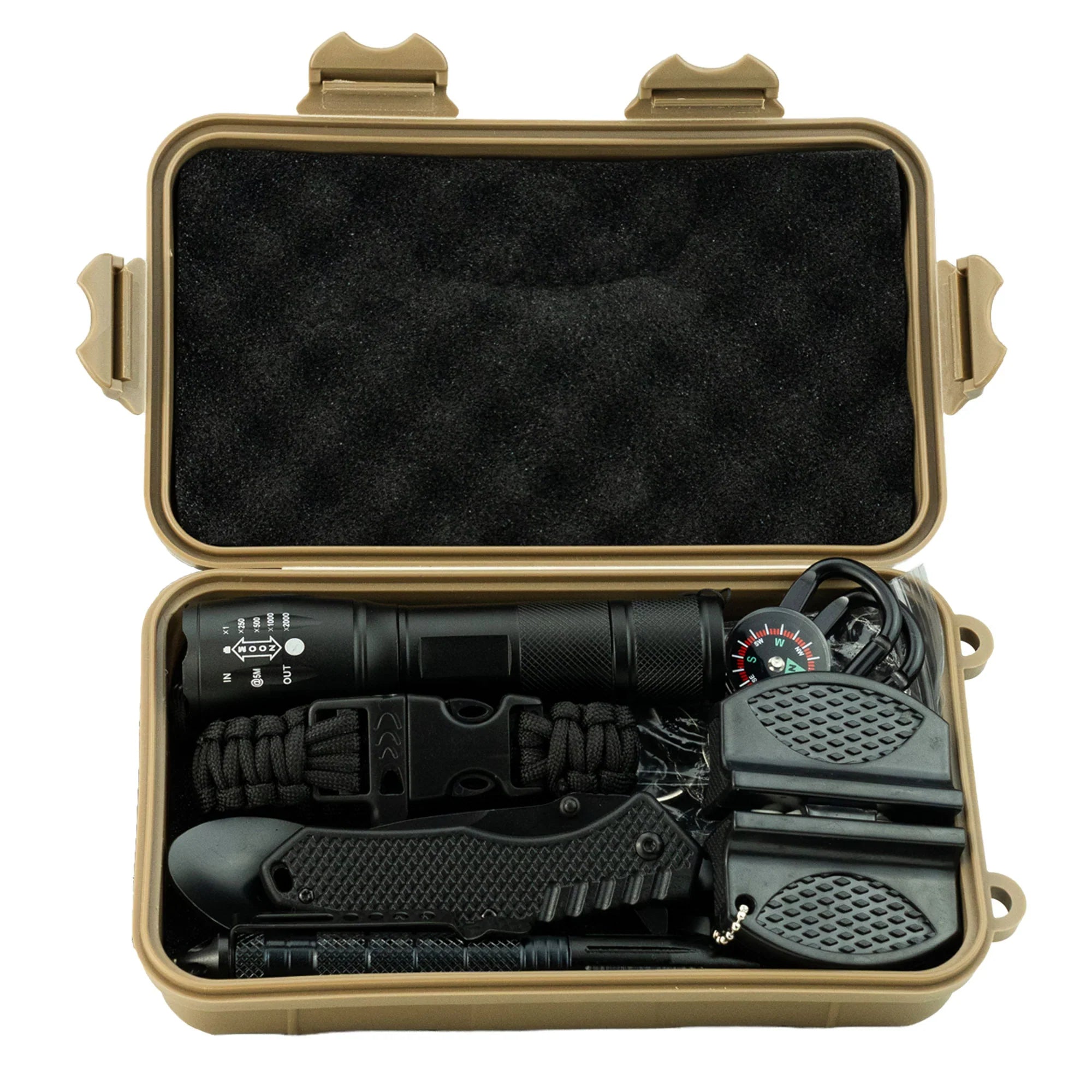 Highlander Survival Kit With Waterproof Case