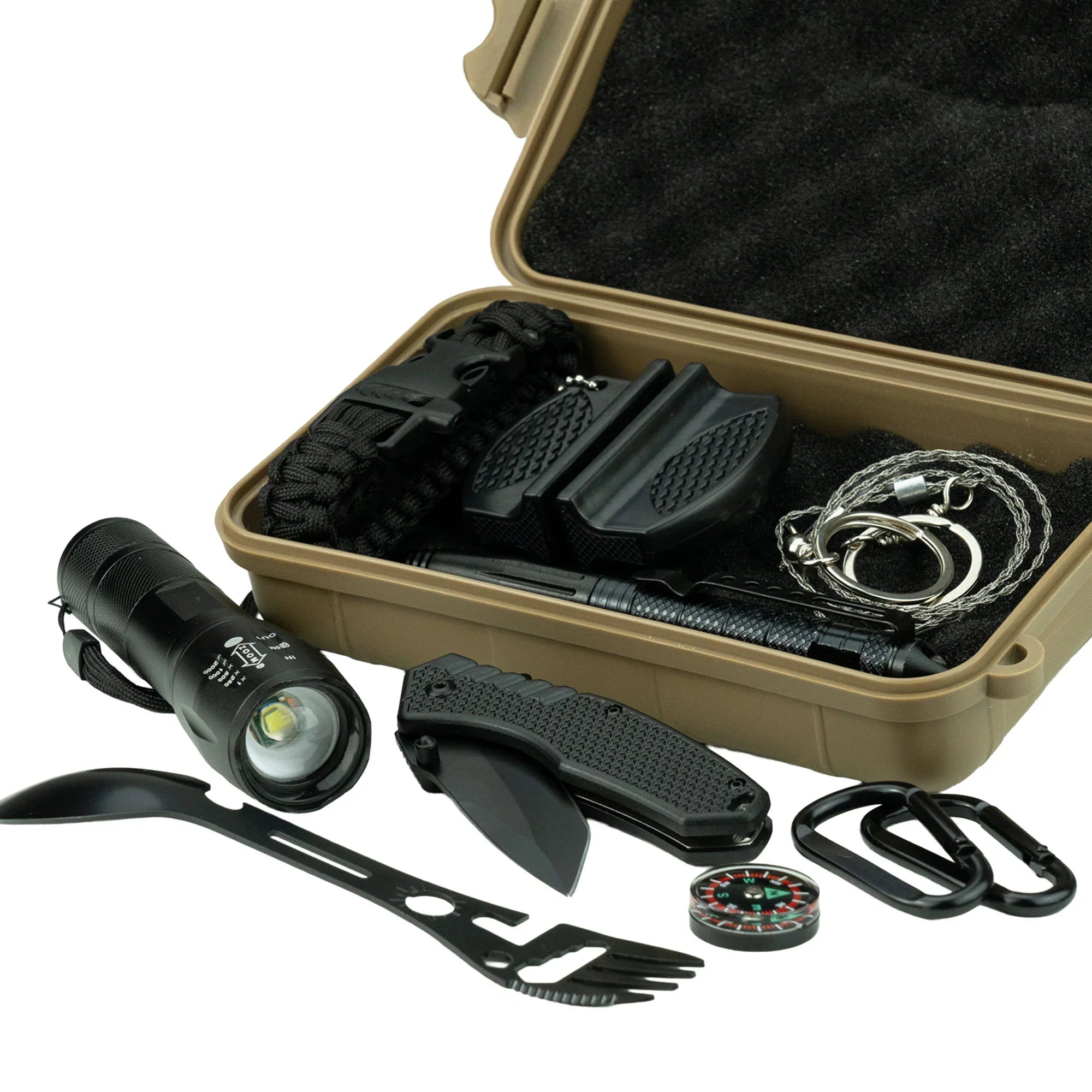Highlander Survival Kit With Waterproof Case