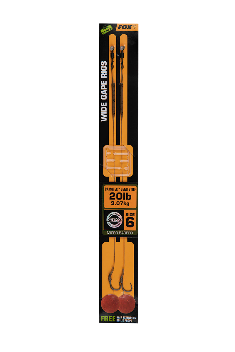 Fox Edges Arma Point Wide Gape Camotex Semi Stiff