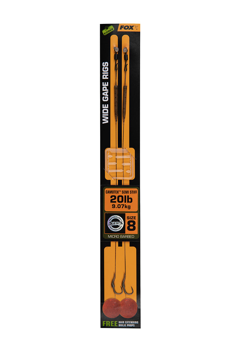 Fox Edges Arma Point Wide Gape Camotex Semi Stiff
