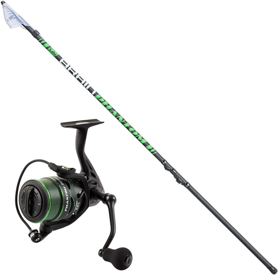 Telescopic Float fishing rod Brain Phantom +Reel Brain Phantom Match/Bolo 2000 combo
