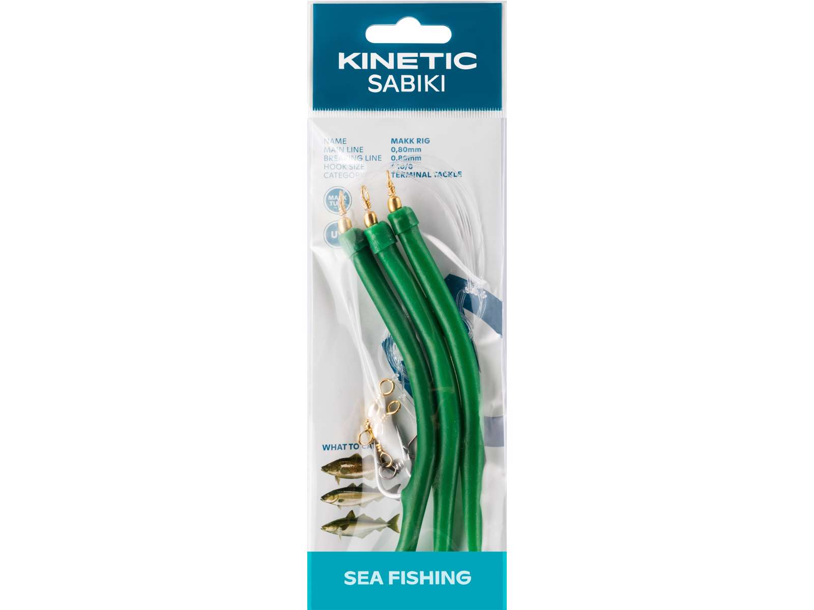 Kinetic Sabiki Makk #6/0 Varios Colors