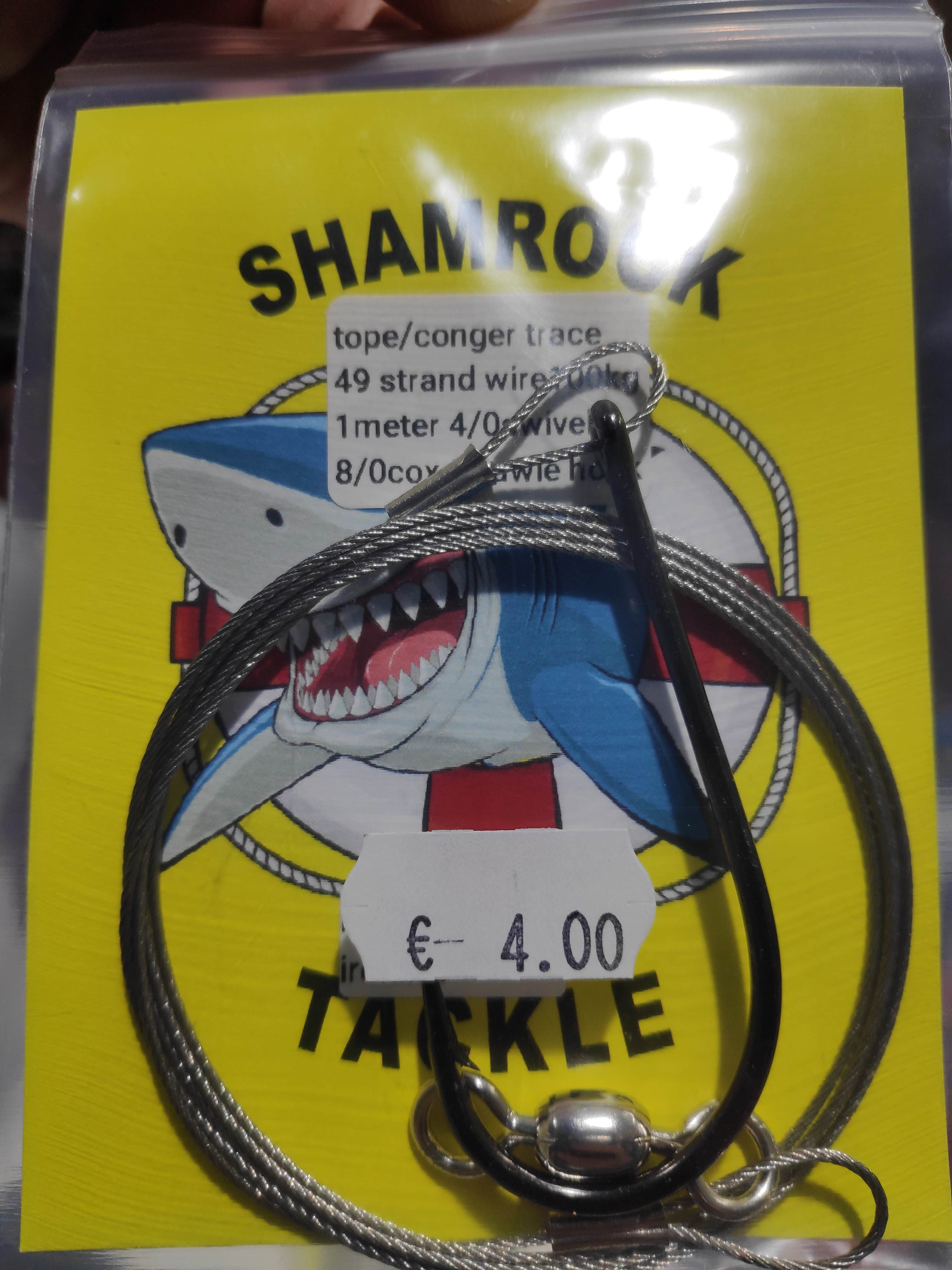 Shamrock Tope and Conger Trace wire
