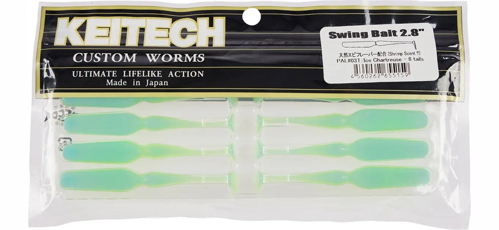 Keitech Swing Bait 2.8" 7.1cm Ice Chartreuse PAL03T
