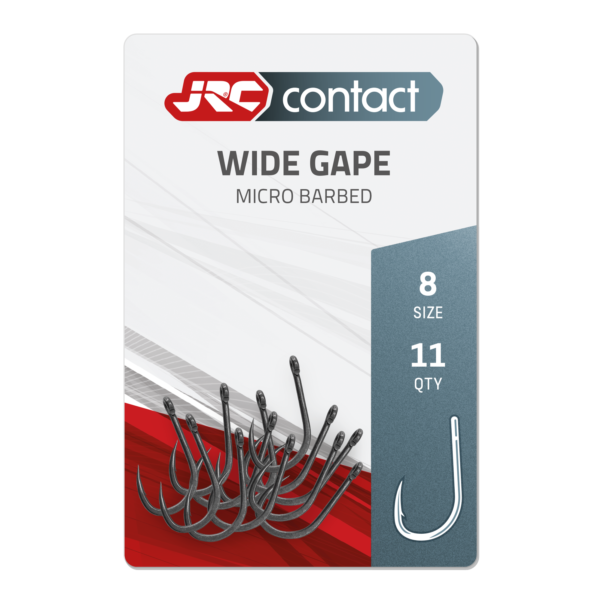 JRC Contact Wide Gape Carp Hooks
