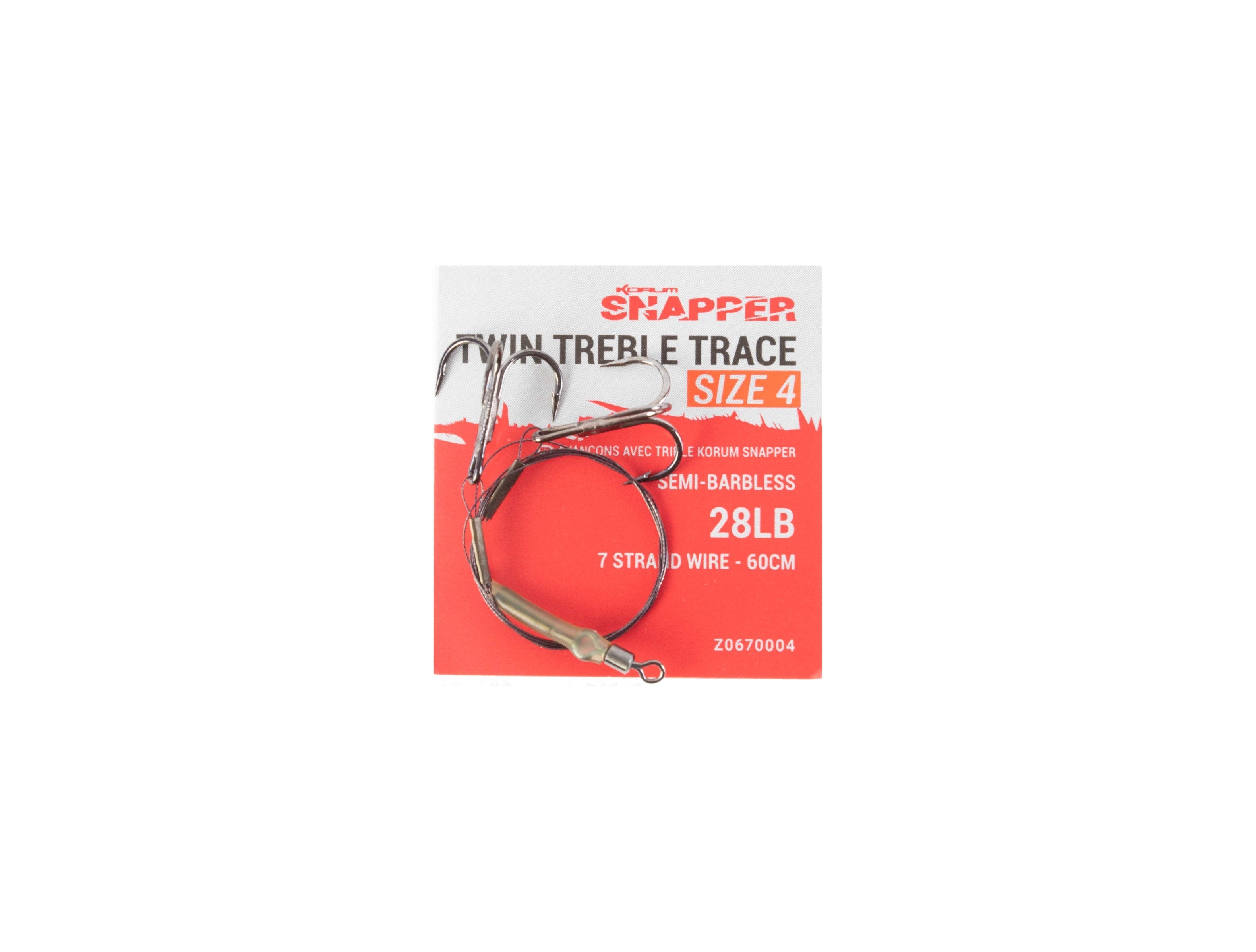 Korum Snapper Twin Treble Trace