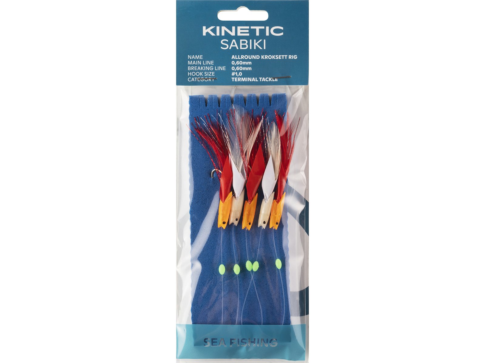 Kinetic Sabiki Allround Mackerel Rig Kroksett