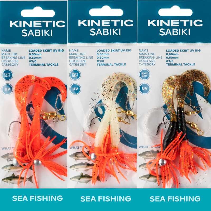 Kinetic Sabiki Loaded Skirt UV #3/0