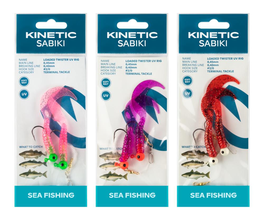 Kinetic Sabiki Loaded Twister UV #2/0