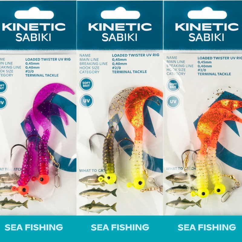 Kinetic Sabiki Loaded Twister UV #2/0