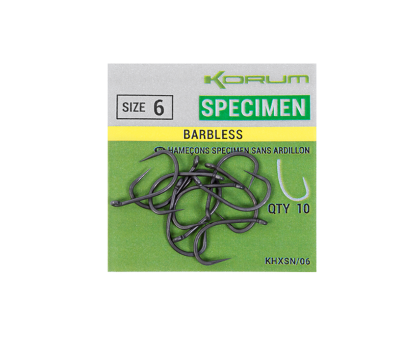 Korum Xpert Specimen Micro-Barbed Hooks