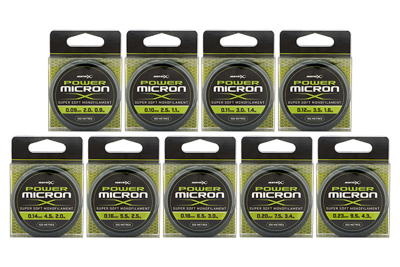 Matrix Power Micron X Monofilament 100m