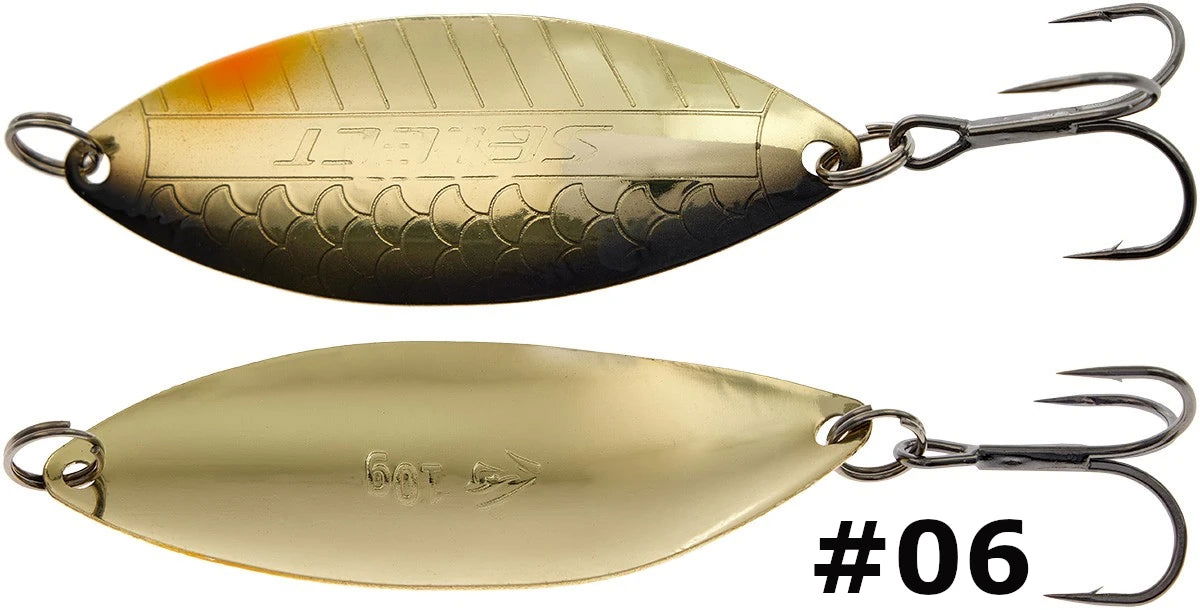 Metal spoons Select Solver 10.0g 71mm - Emerald Ripple
