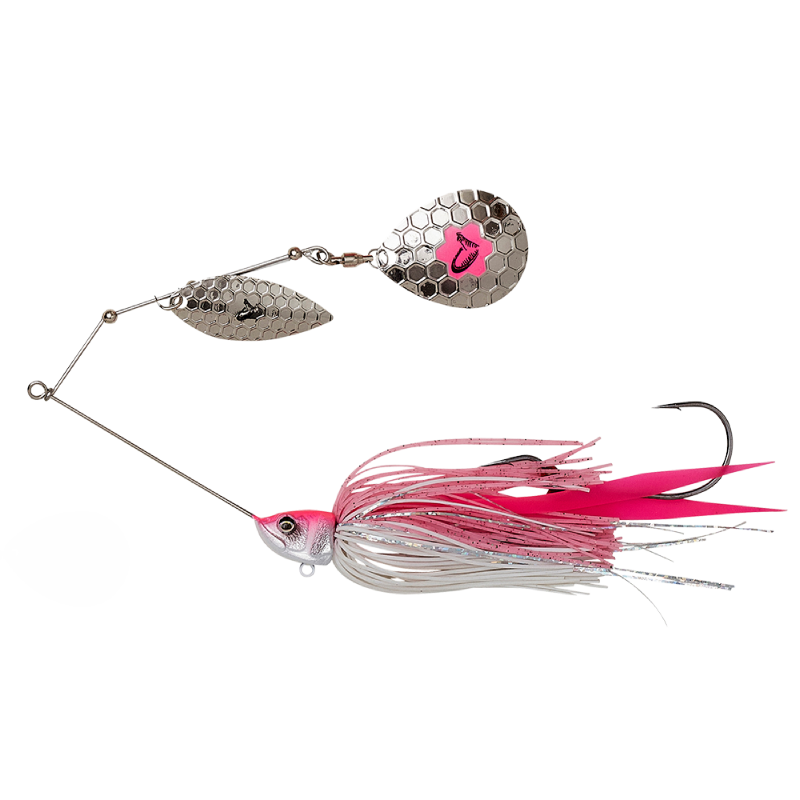 Savage Gear Da'Bush Spinnerbait Sinking 19cm 32g Pink Silver